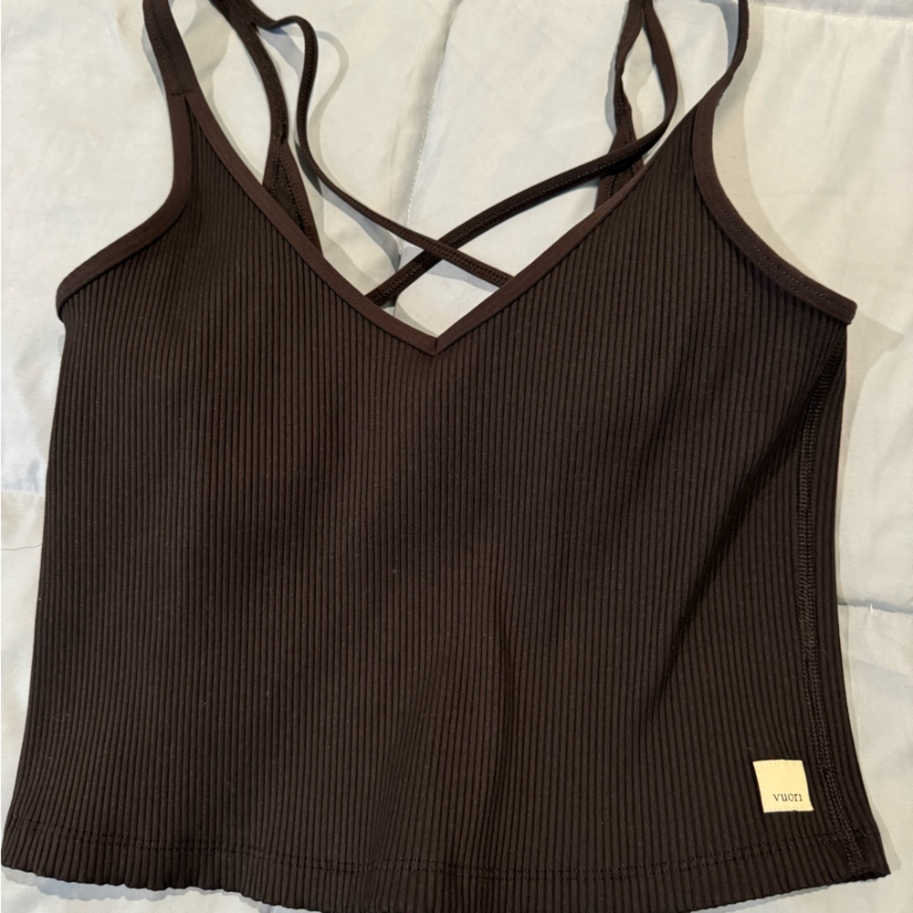 Vuori black tank top